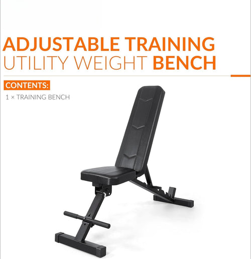 Adjustable Foldable Heavy‑Duty Weight Workout Bench