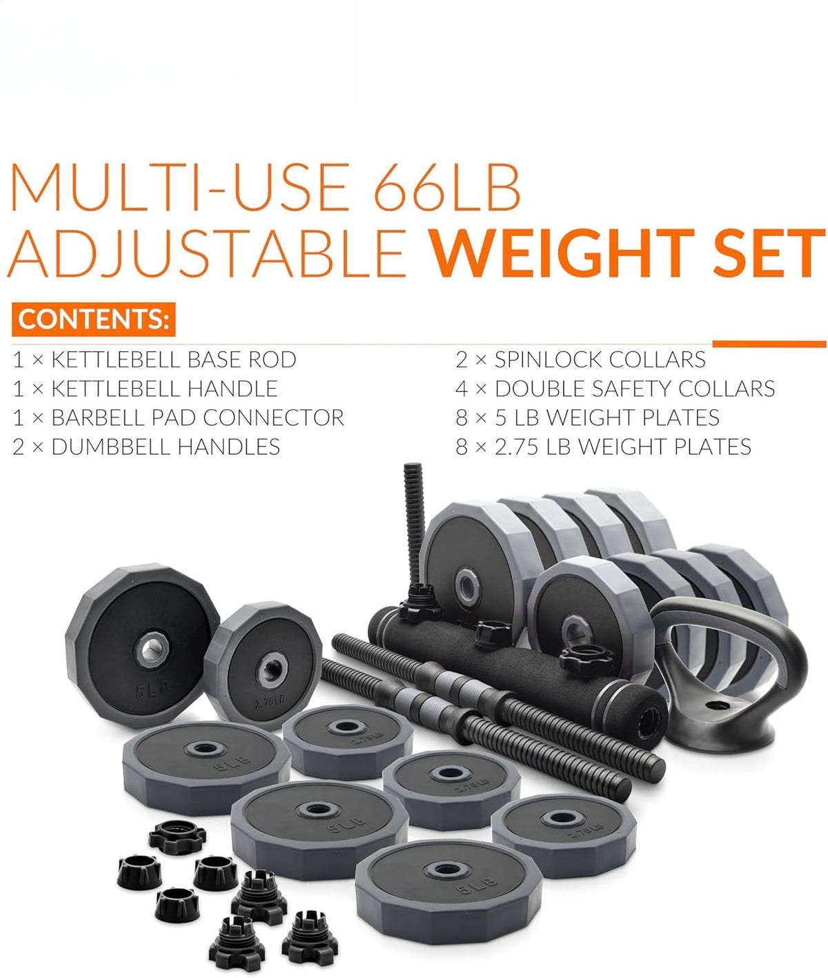 Compact Adjustable Home Dumbbell Weight Set