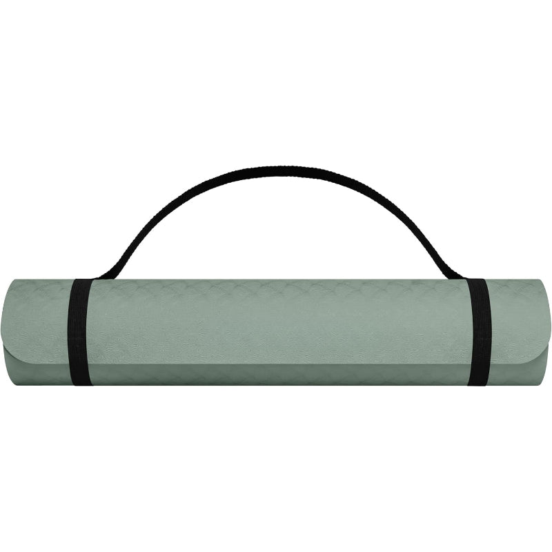 Cushioned Non‑Slip TPE Yoga Exercise Mat