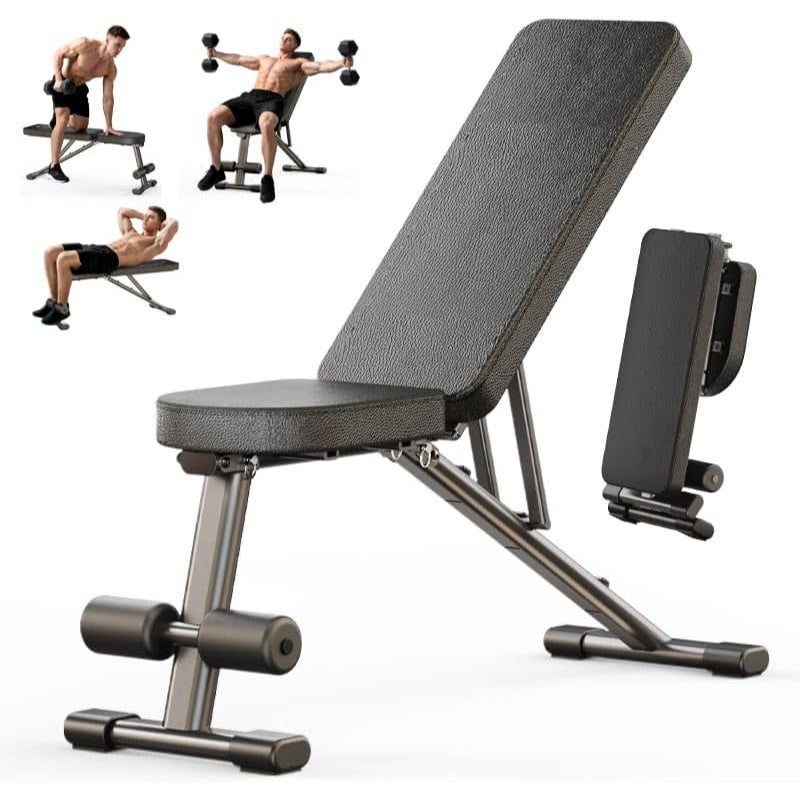 Adjustable Folding Home Gym Weight Bench