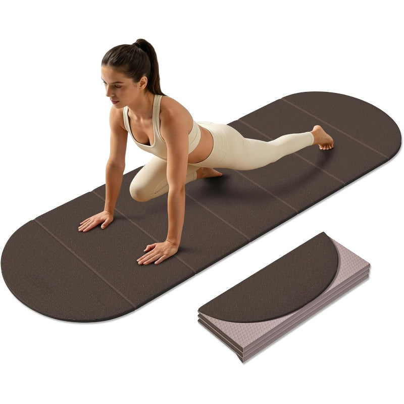Extra‑Thick Foldable Long Yoga Mat