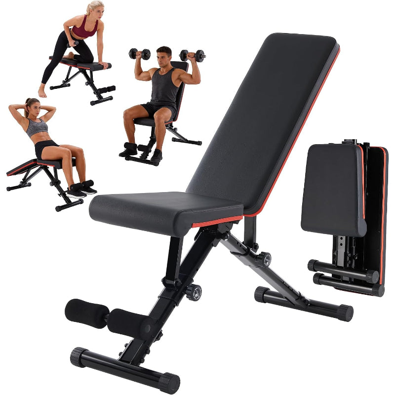 Adjustable Foldable Home Gym Weight Bench