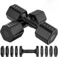 Quick‑Lock Adjustable Dumbbell Weight Set