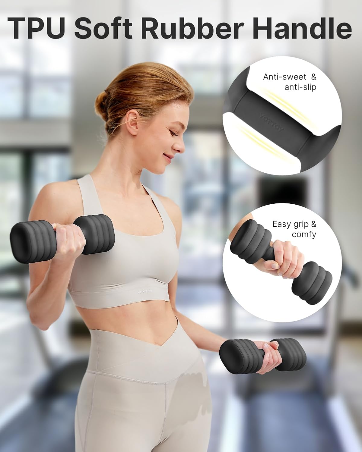 4‑in‑1 Adjustable Home Dumbbell Set