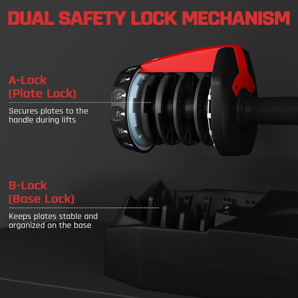 Quick‑Adjust Home Gym Dumbbell Weight Set