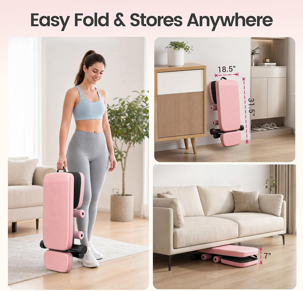 Heavy‑Duty Adjustable Foldable Home Gym Bench