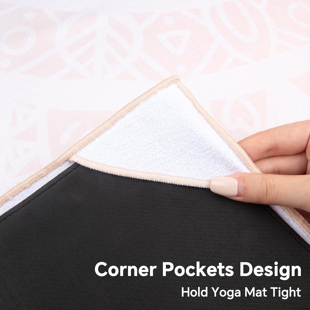 Non‑Slip Grippy Hot Yoga Towel