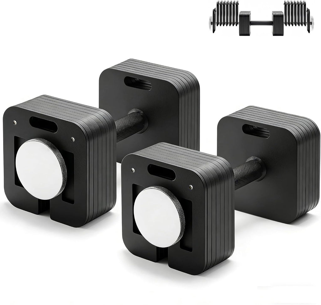 All‑Steel Quick‑Lock Dumbbell Weight Set