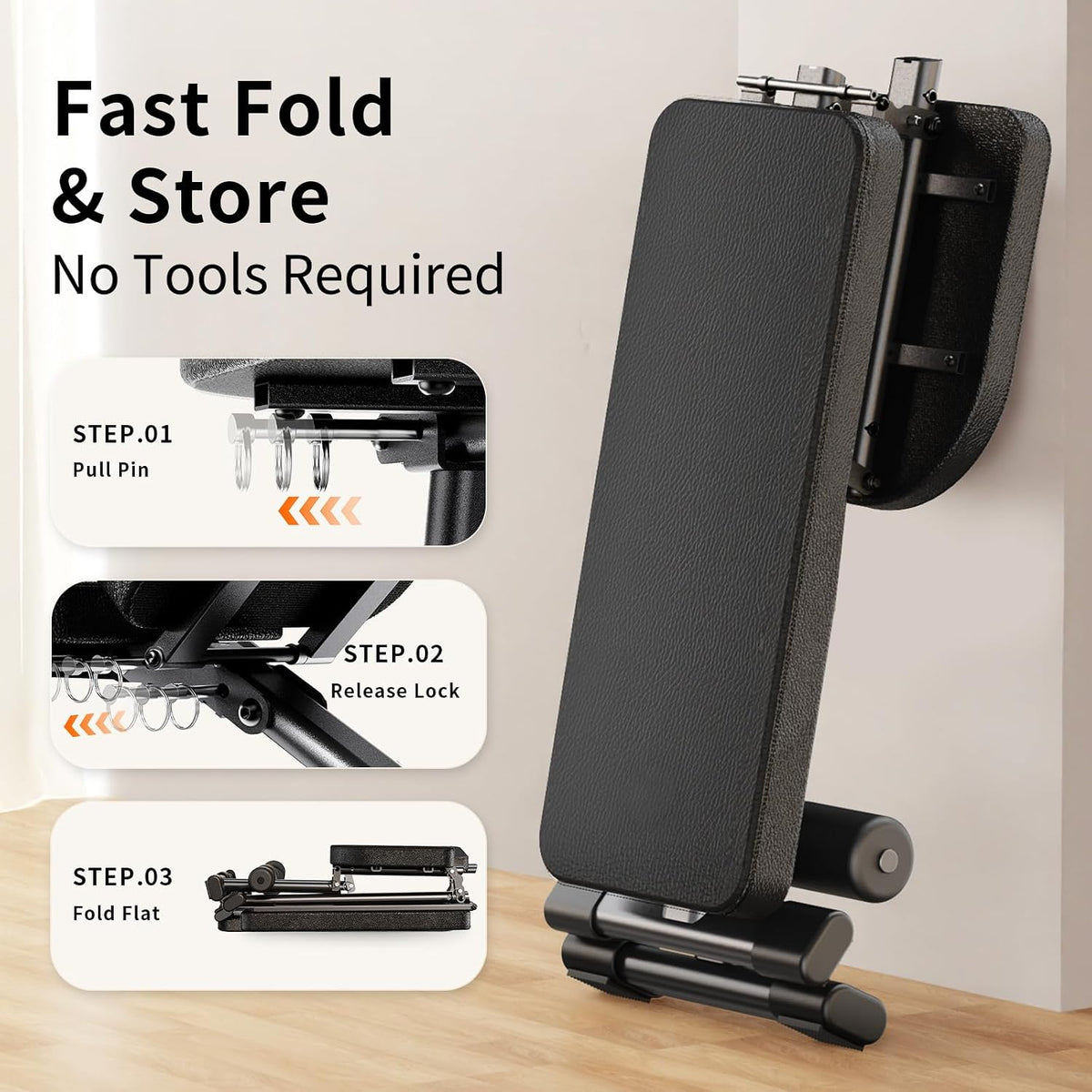 Adjustable Folding Home Gym Weight Bench