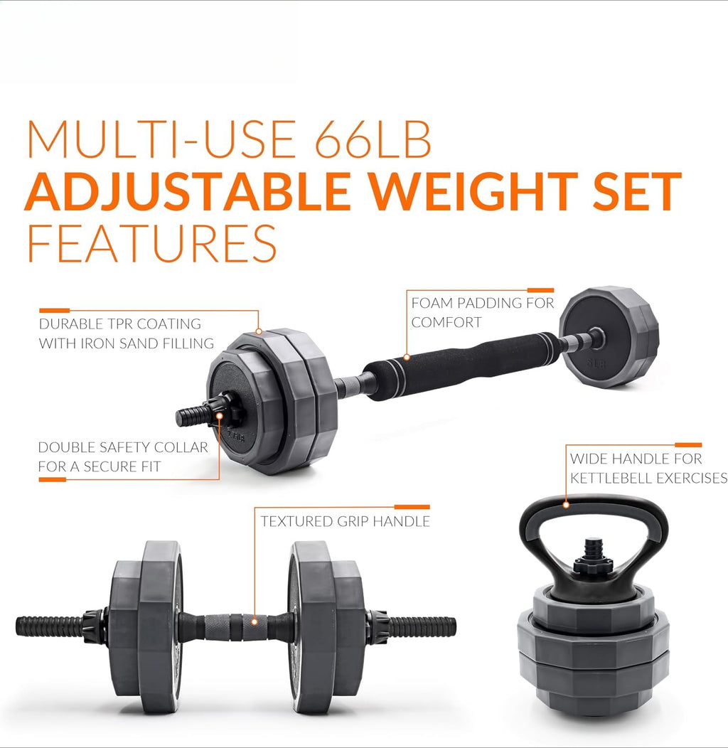 Compact Adjustable Home Dumbbell Weight Set