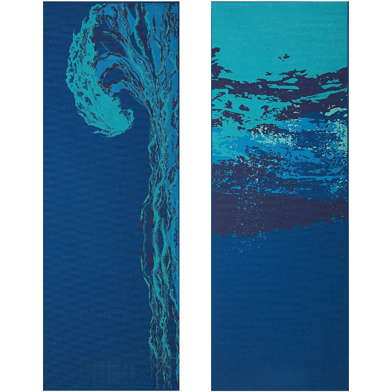 Premium Non‑Slip Printed Yoga Exercise Mat