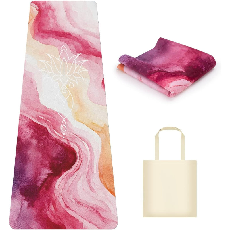 Lightweight Foldable Suede Yoga Mat
