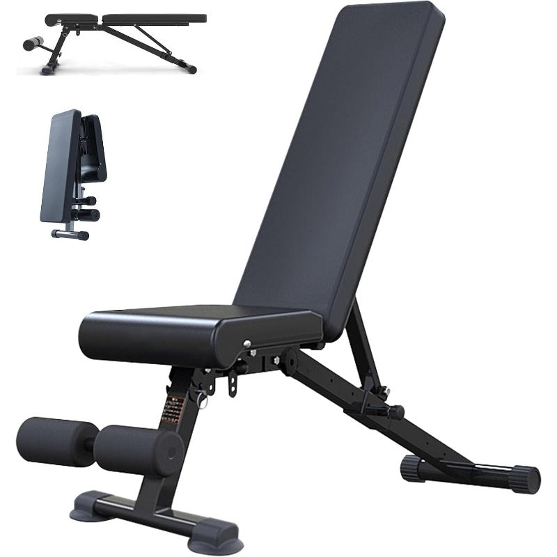 Adjustable Foldable Weight Workout Exercise Bench