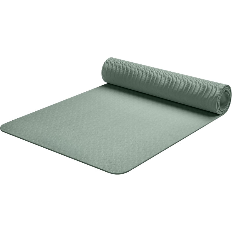 Cushioned Non‑Slip TPE Yoga Exercise Mat