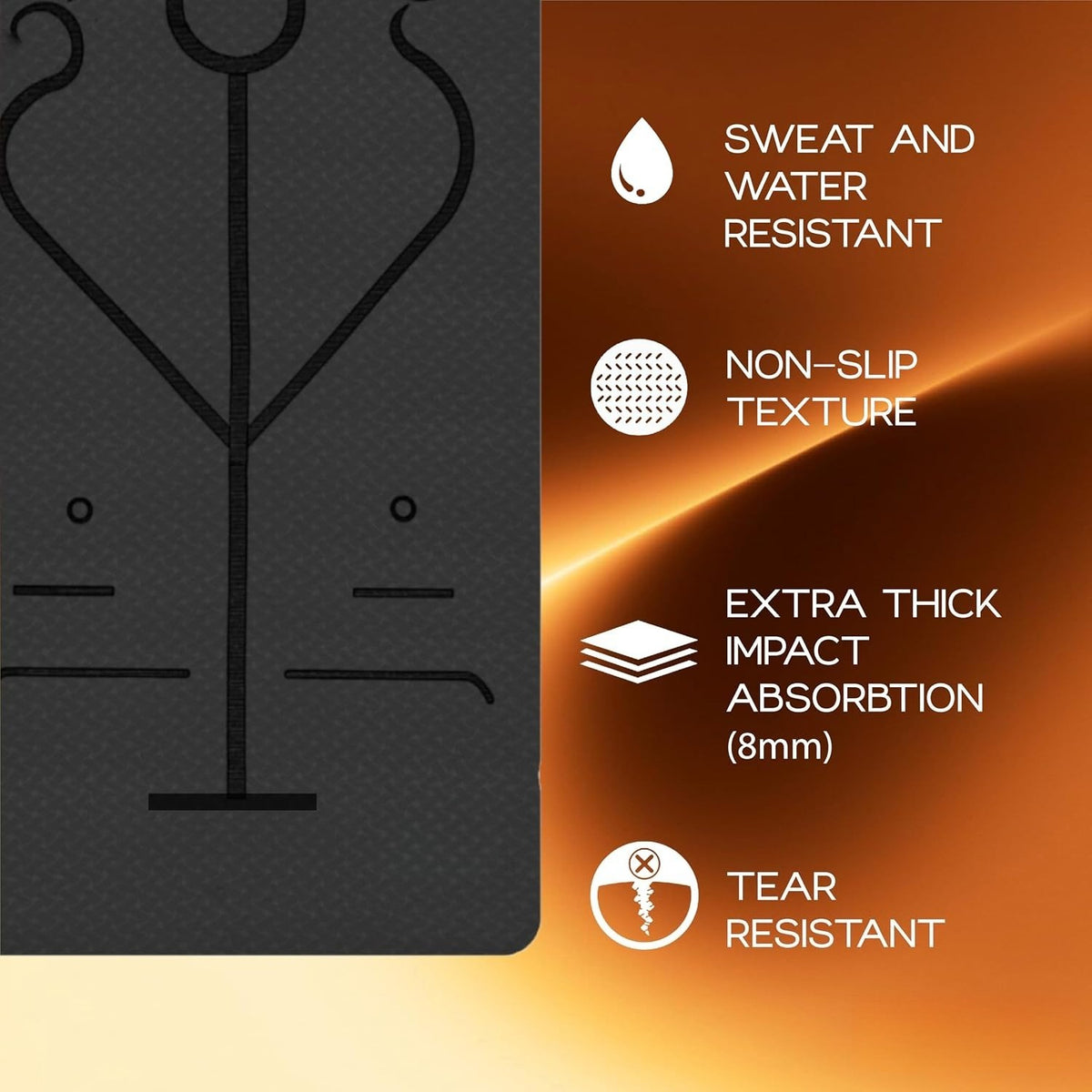 Eco‑Friendly Non‑Slip TPE Yoga Mat