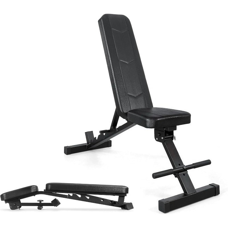 Adjustable Foldable Heavy‑Duty Weight Workout Bench