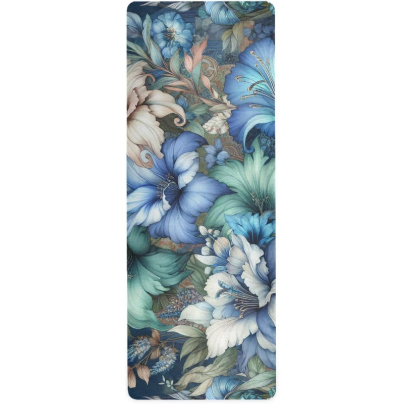Thick Non‑Slip Floral Yoga Exercise Mat