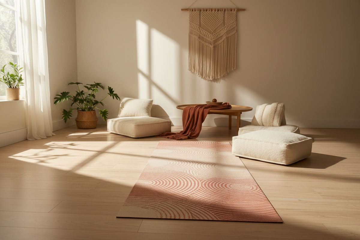 Yoga mat scene